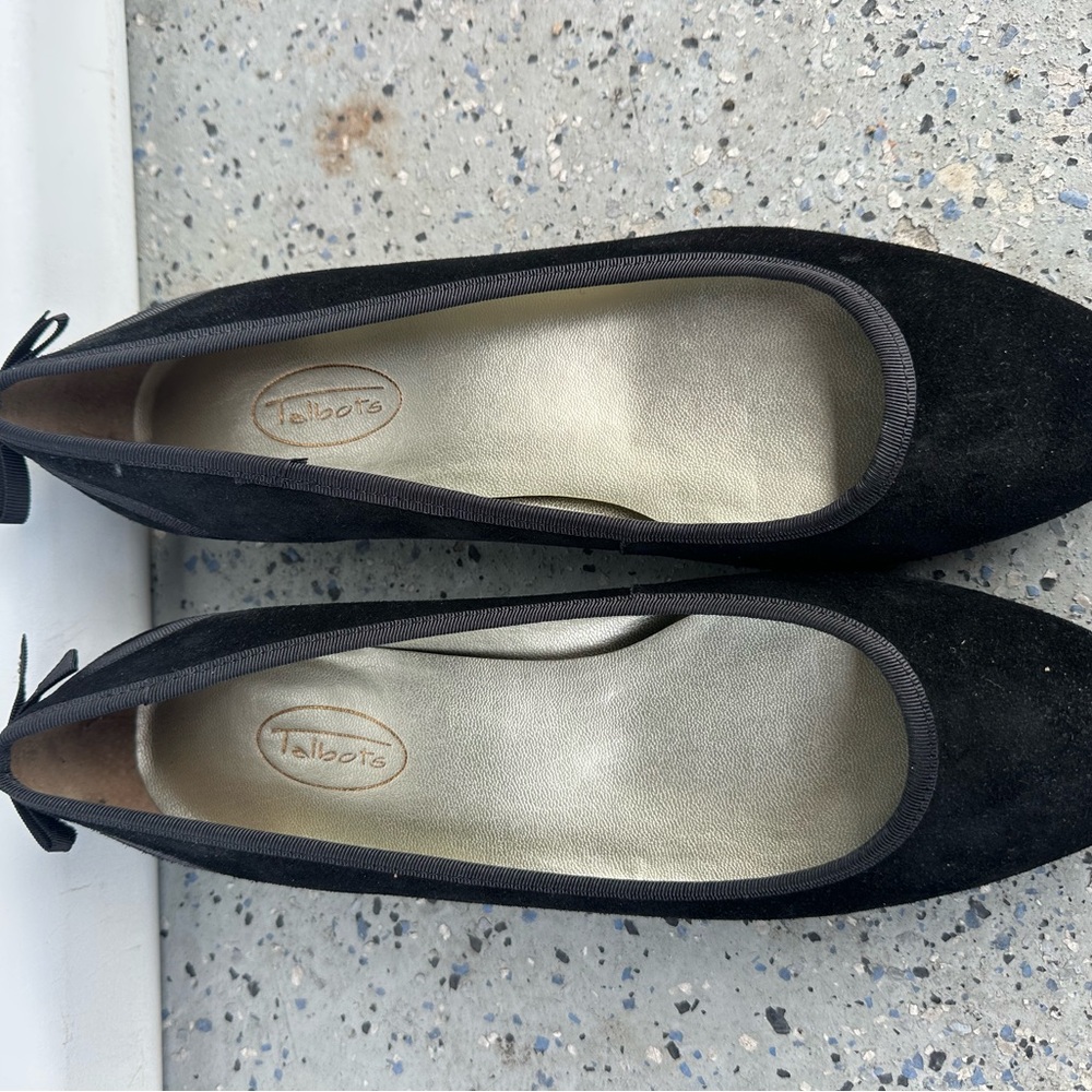 Talbots Elegant Black Flats